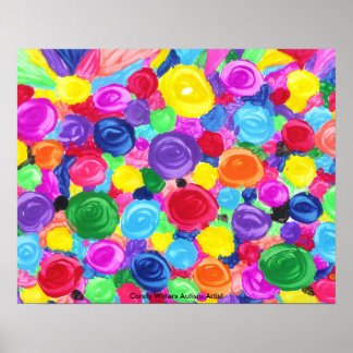 Candy Waters Autism Artist Poster