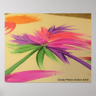 Candy Waters Autism Artist Poster