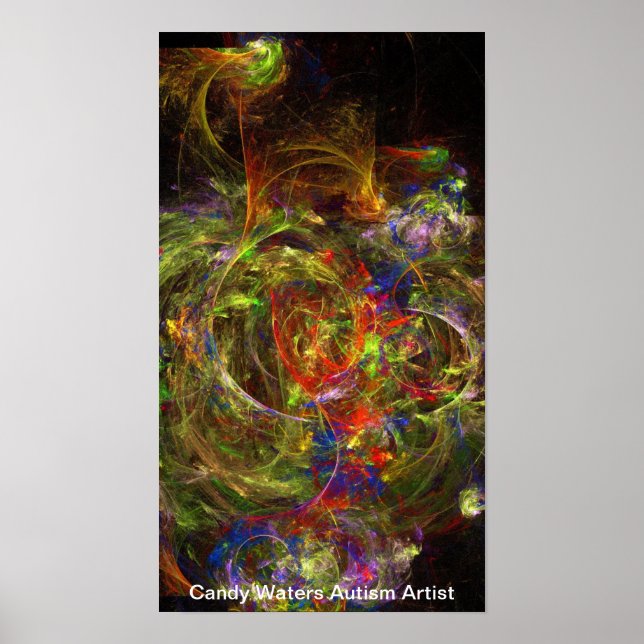 Candy Waters Autism Artist Poster (Front)