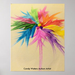 Candy Waters Autism Artist Poster