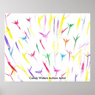 Candy Waters Autism Artist Poster