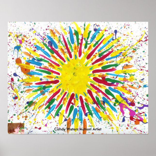Candy Waters Autism Artist Poster (Front)