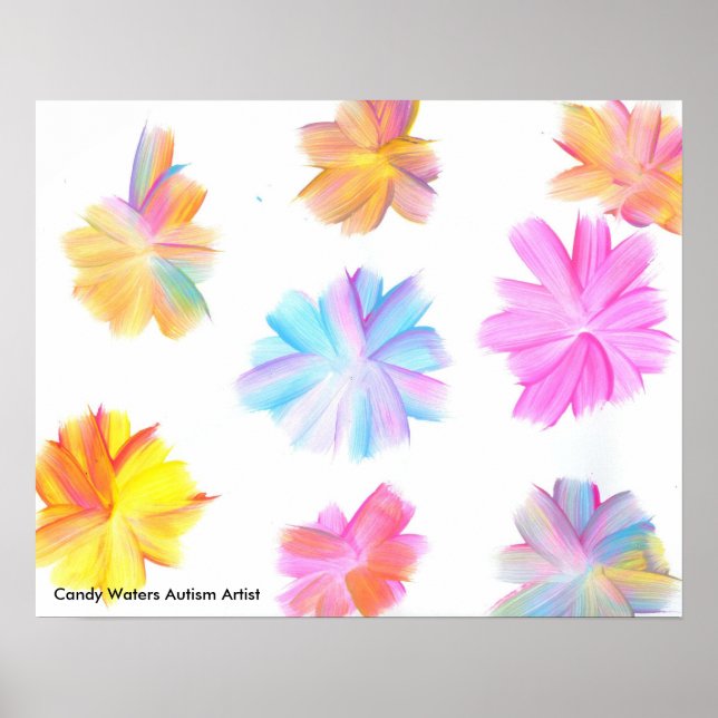 Candy Waters Autism Artist Poster (Front)