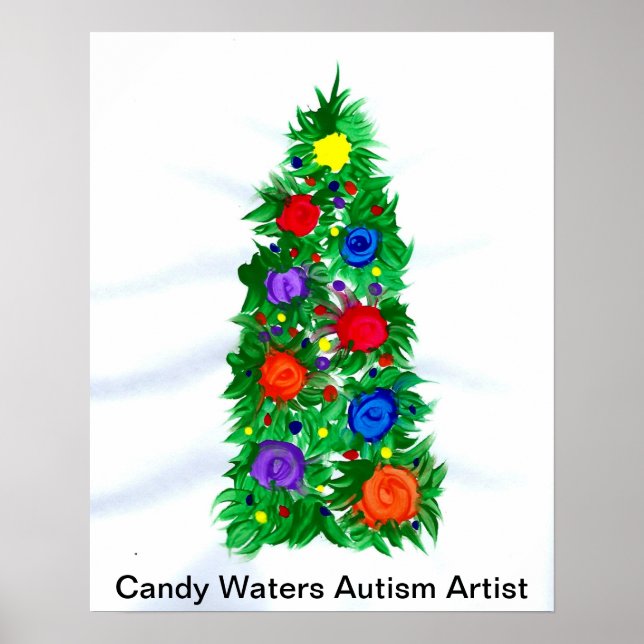 Candy Waters Autism Artist Poster (Front)