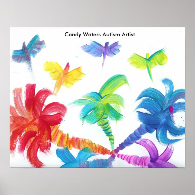 Candy Waters Autism Artist Poster (Front)