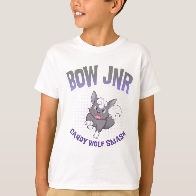 Candy Wolf Smash | BOW Jnr T-Shirt (Front)