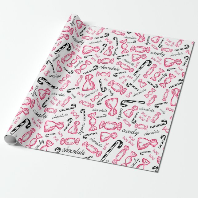 Candy Wrapping Paper (Unrolled)