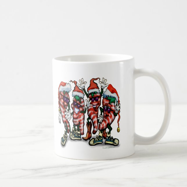CandyCane Peppers Coffee Mug (Right)