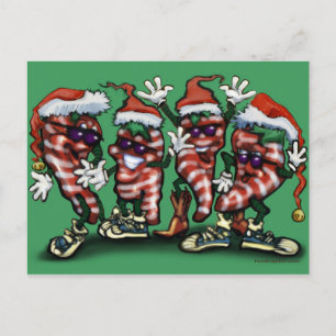 CandyCane Peppers Postcard