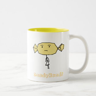 CandyHead hmmm Mug Yellow