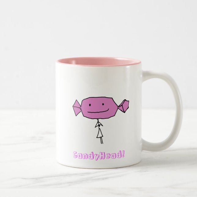 CandyHead i like u Mug Pink (Right)