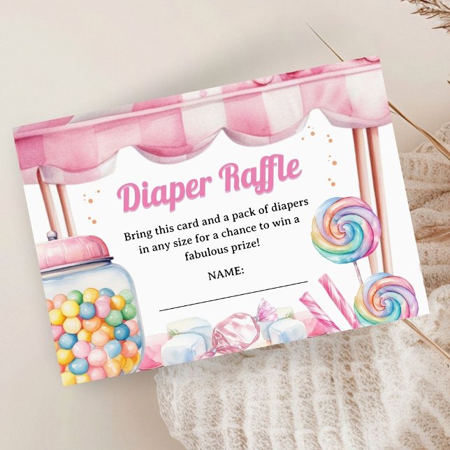Candyland Baby Shower Diaper Raffle Enclosure (Creator Uploaded)