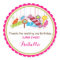 Candyland Birthday Stickers