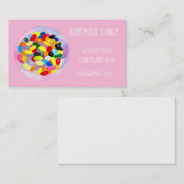 Candyland Candy store Business Card (Front/Back)