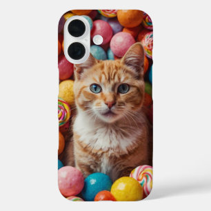 Candyland Cat iPhone 16 Case