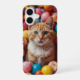 Candyland Cat iPhone 16 Case