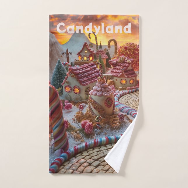 Candyland fantasy hand towel (Hand Towel)