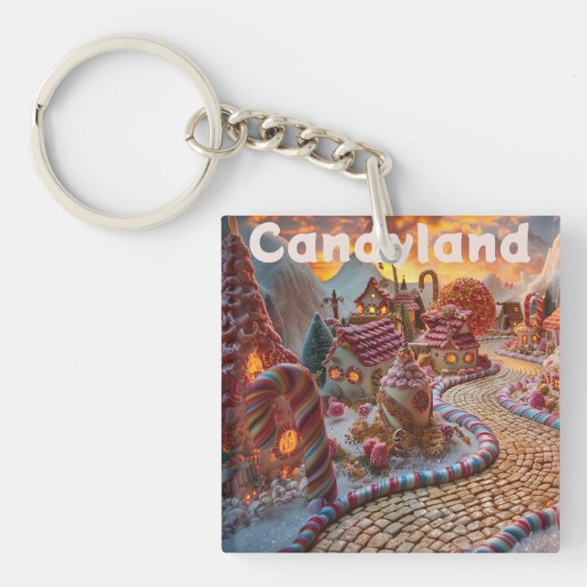 Candyland fantasy key ring (Front)