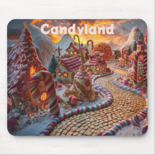 Candyland fantasy mouse pad