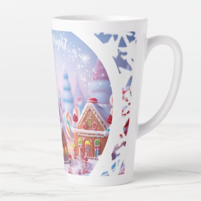 Candyland/Fantasy Town/Lace/Tall Latte Mug (Right)