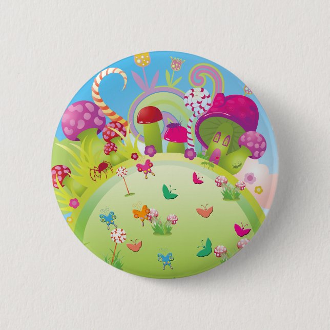 Candyland Magic 6 Cm Round Badge (Front)