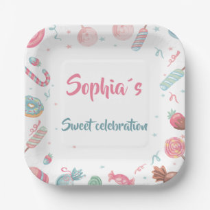 Candyland Paper Plate