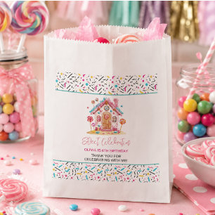 Candyland Sweet Celebration Kids Birthday Party Favour Bag