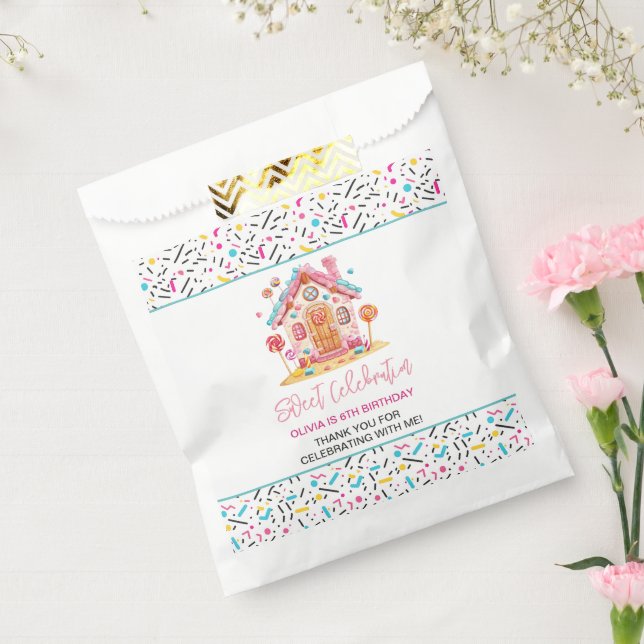 Candyland Sweet Celebration Kids Birthday Party Favour Bag (Sealed)