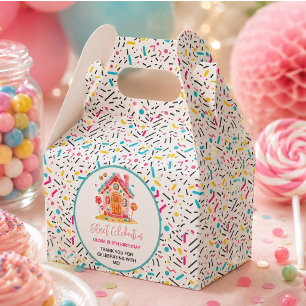 Candyland Sweet Celebration Kids Birthday Party Favour Box