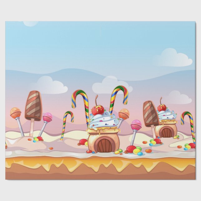 Candyland Wrapping Paper (Seam)