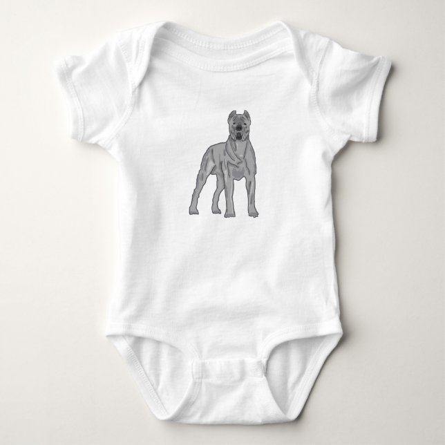 Cane Corso Baby Bodysuit (Front)