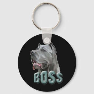 CANE CORSO BOSS KEY RING