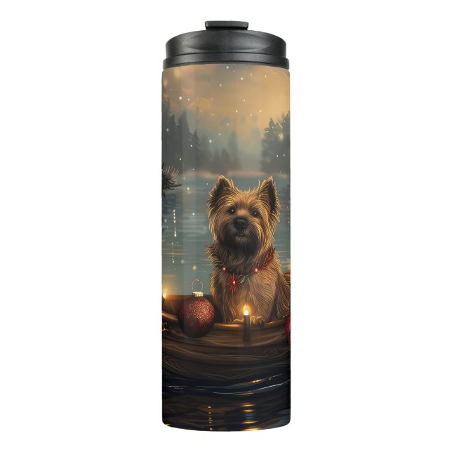 Cane Corso Christmas Festive Voyage Thermal Tumbler (Front)