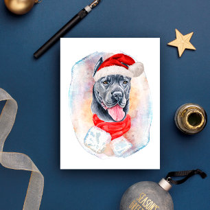 Cane Corso Christmas Gifts For Dogs Lovers Holiday Postcard