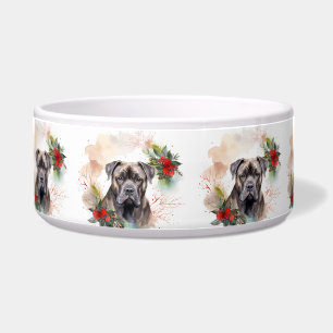 Cane Corso Christmas Wreath Festive Pup