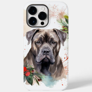 Cane Corso Christmas Wreath Festive Pup Case-Mate iPhone 14 Pro Max Case