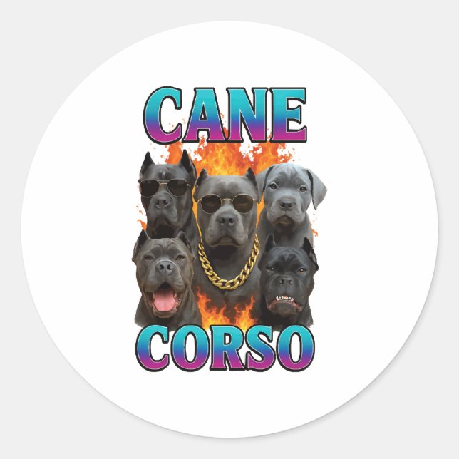 Cane Corso  Classic Round Sticker (Front)