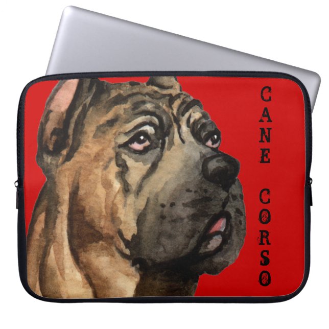 Cane Corso Colour Block Laptop Sleeve (Front)