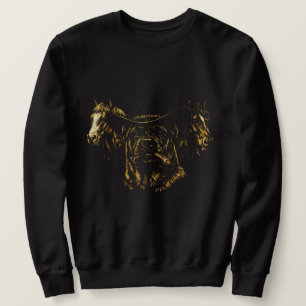 Cane Corso Cowboy Western Dog Graphic Sweatshirt