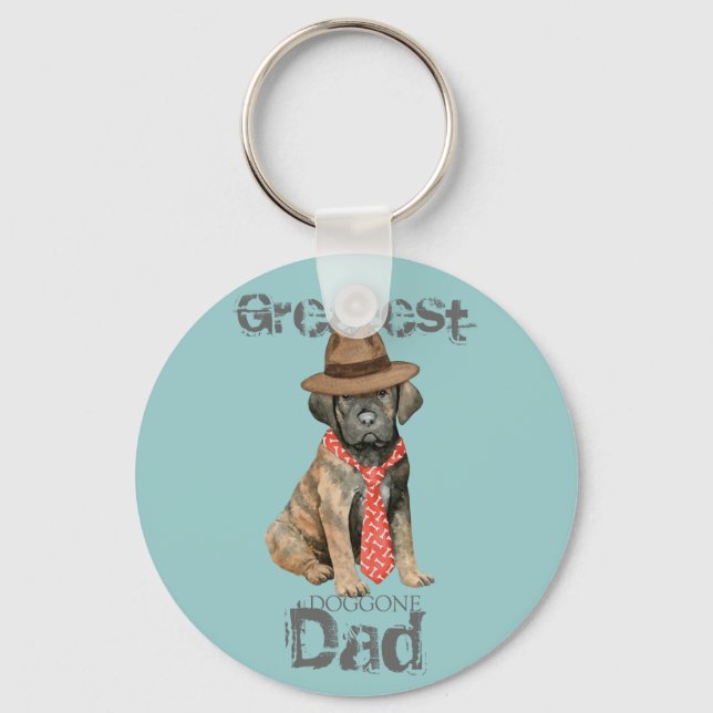 Cane Corso Dad Keychain (Front)
