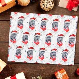 Cane Corso Dog Breed Christmas Stars Fleece Blanket