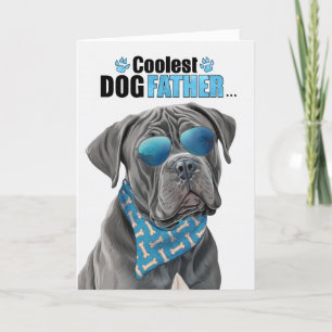 Cane Corso Dog Coolest Dad Ever Father's Day Holiday Card