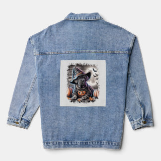 Cane Corso Dog Halloween Denim Jacket
