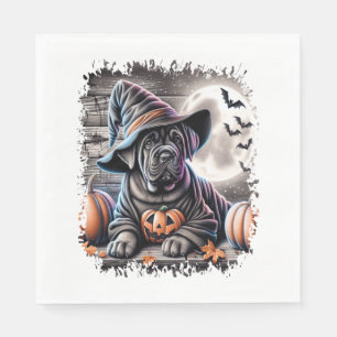 Cane Corso Dog Halloween Napkin