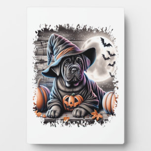 Cane Corso Dog Halloween Plaque