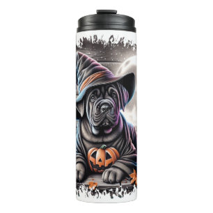 Cane Corso Dog Halloween Thermal Tumbler
