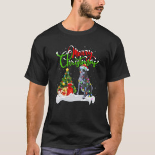 Cane Corso Dog Lover Xmas Lighting Cane Corso Chri T-Shirt