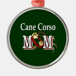 Cane Corso Dog Mum Metal Ornament