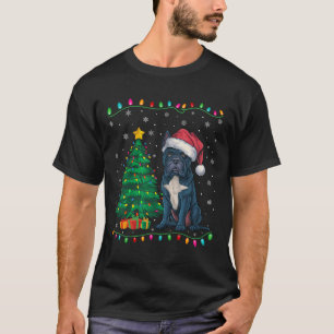 Cane Corso Dog Santa Hat Men Women Kids Xmas Tree  T-Shirt