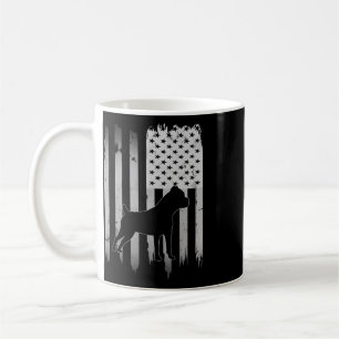 Cane Corso Dog Usa American Flag 4th Of July Patri Coffee Mug